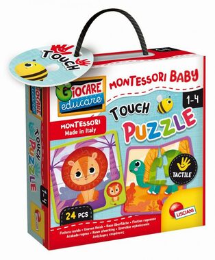 Liscianigioch Montessori Baby Touch - Puzzle / od 1 roku