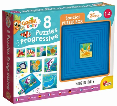 Liscianigioch Carotina Baby 8 Puzzle - Moře / od 1 roku