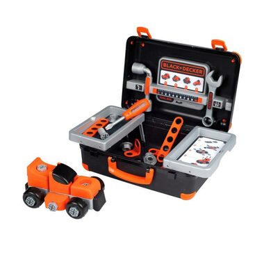 Smoby B&D Kufřík Bricolo s autem a nářadím / od 3 let