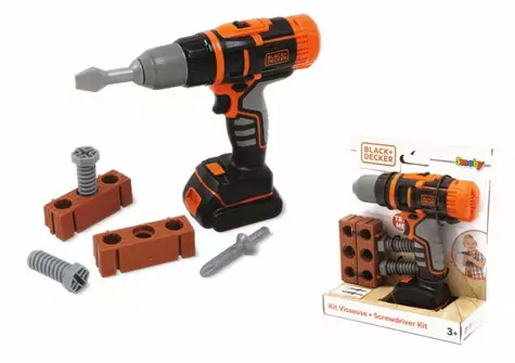 Smoby B&D Mechanická aku vrtačka/šroubovák / od 3 let