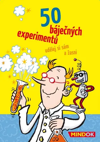 Mindok 50 Báječných experimentů / Délka hry: 15 minut / Počet hráčů: 1 / od 6 let
