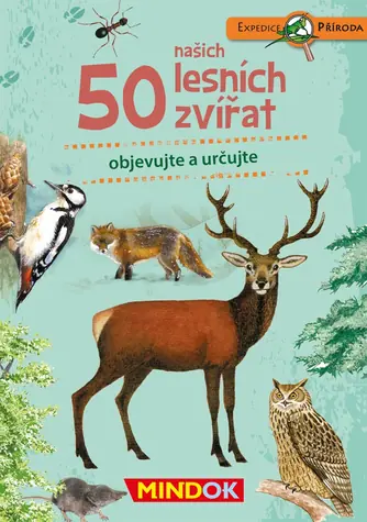 Mindok Expedice příroda: 50 našich lesních zvířat / Délka hry: 15 minut / Počet hráčů: 1 / od 6 let