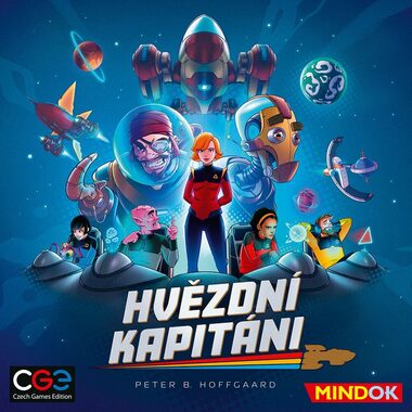 Mindok Hvězdní kapitáni / Délka hry: 100 minut / Počet hráčů: 1 - 4 / od 12 let