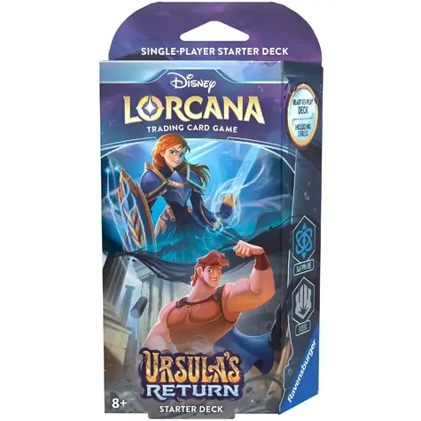 Disney Lorcana: Ursula's Return - Starter Deck Anna & Hercules / od 8 let