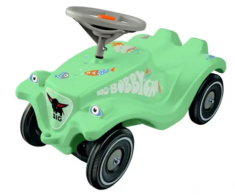 BIG Bobby Car Classic zelená / Dětské odrážedlo / nosnost 50 kg / od 1 let
