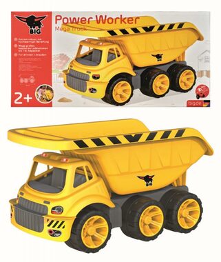 BIG Power Worker 54820 Mega Sklápěčka 65 cm žlutá / od 2 let