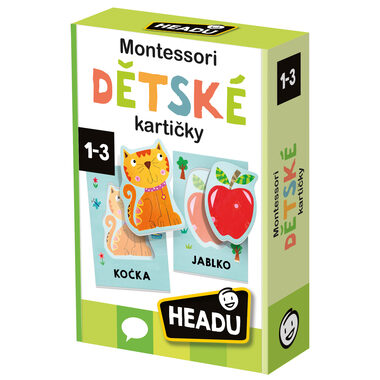 ADC Blackfire HEADU CS: Montessori Dětské kartičky / od 1 roku