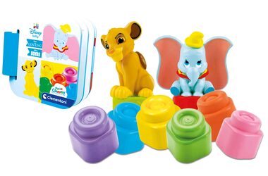 Clementoni Baby Disney set s knížkou a kostičkami / od 10 měsíců 