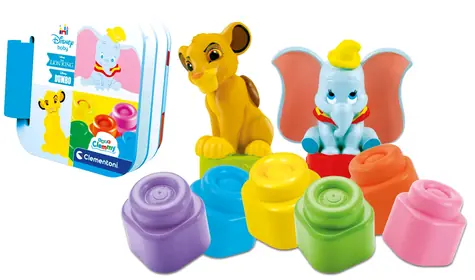 Clementoni Baby Disney set s knížkou a kostičkami / od 10 měsíců 