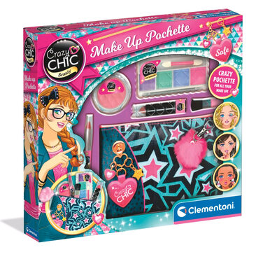 Clementoni Crazy CHIC - Make-up v kosmetické taštičce / od 6 let