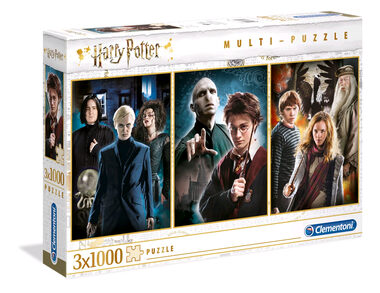 Clementoni - Multi Puzzle - Harry Potter / 3x1000 dílků / od 14 let 