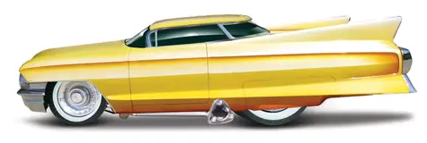 Maisto Muscle Machines - Gene Winfield´s 1961 Cadillac Maybelline / měřítko 1:64 / od 8 let 