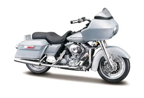 Maisto 2002 FLTR Road Glide blister box metal šedá / měřítko 1:18 / od 3 let 