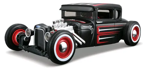 Maisto - ASSEMBLY LINE 1929 Ford Model A černá / měřítko 1:24 / od 8 let 