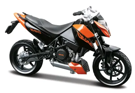 Maisto KTM 690 Duke černo-oranžová / měřítko 1:18 / od 3 let 