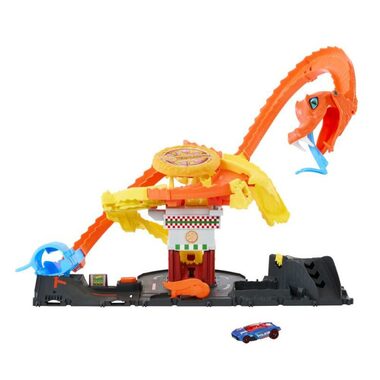 Mattel Hot Wheels City Hladová kobra útočí na pizzerku / od 3 let