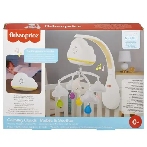 Fisher Price Kolotoč a usínáček Calming Clouds / od 0 měsíců