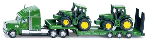 SIKU Farmer - Tahač s podvalníkem a traktory John Deere / od 3 let 