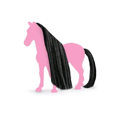 Schleich Horse Club 42649 Černé doplňky na ocas a hřívu / od 3 let 