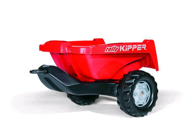 Rollytoys Vlečka za traktor KIPPER malá červená / od 3 let 