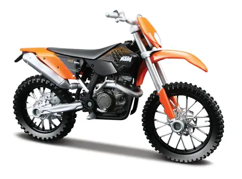 Maisto KTM 450 EXC oranžová / měřítko 1:18 / od 3 let 