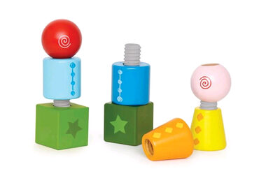 Hape Dřevěné šroubování / od 2 let 