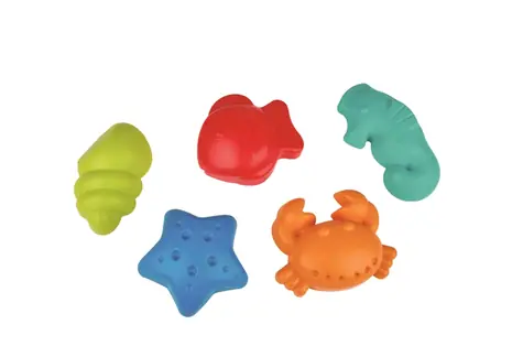 Hape Hračky na písek - Bábovičky mořský život / od 18 měsíců 
