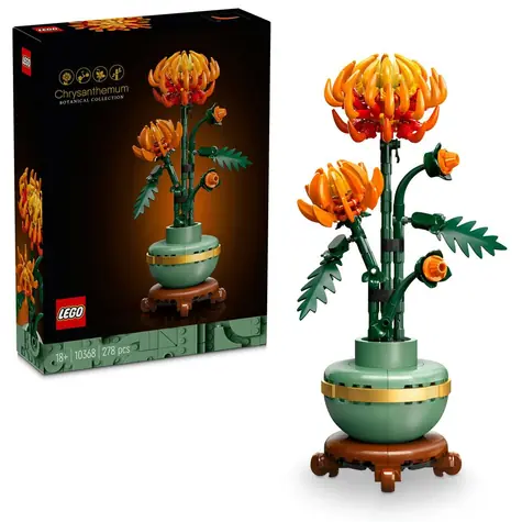 LEGO® Botanicals 10368 Chryzantéma / Počet dílků: 278 / od 18 let