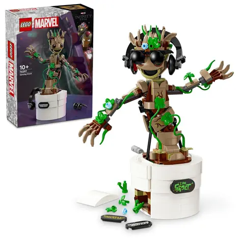 LEGO® Marvel 76297 Tančící Groot / Počet dílků: 459 / od 10 let