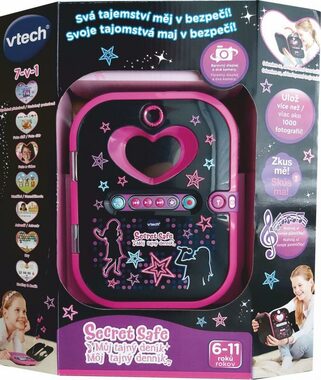 Vtech Kidi Secret Safe - Můj tajný deník černá / CZ verze / od 6 let 