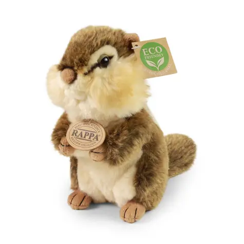RAPPA Plyšový čipmank stojící 20 cm / ECO-FRIENDLY / od 0 měsíců 