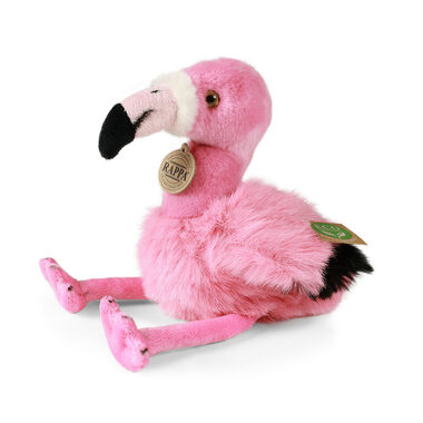 RAPPA Plyšový plameňák 20 cm / ECO-FRIENDLY / od 0 měsíců 