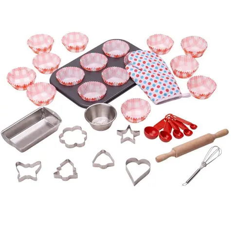 Bigjigs Toys Set nástrojů pro pečení / od 3 let