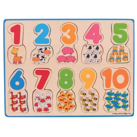 Bigjigs Toys Počítací puzzle 2 / od 1 roku