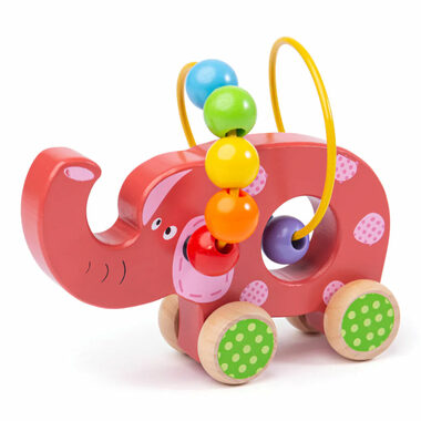 Bigjigs Baby Motorický labyrint slon / od 1 roku