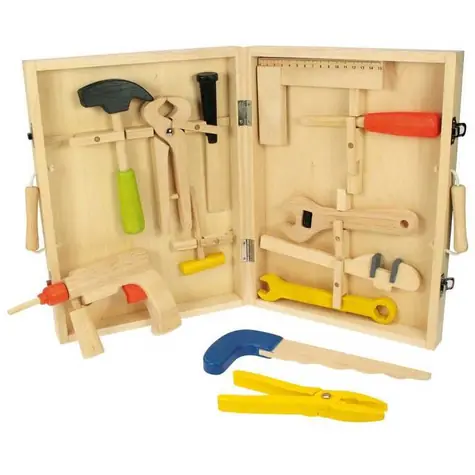 Bigjigs Toys Dřevěný Kufřík s nářadím / od 3 let