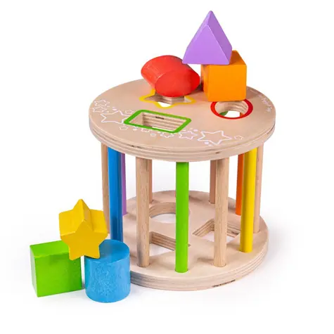 Bigjigs Baby Válec s tvary / od 1 roku