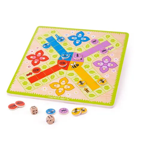 Bigjigs Toys Člověče, nezlob se! Louka / od 3 let