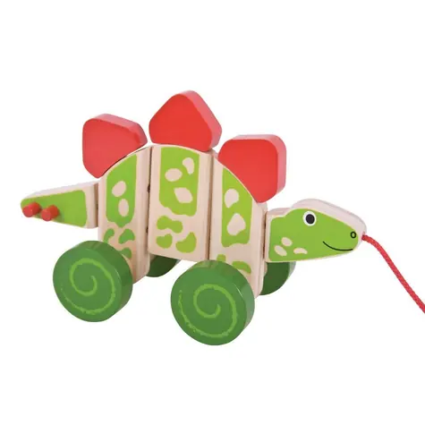 Bigjigs Baby Tahací dinosaurus / od 12 měsíců