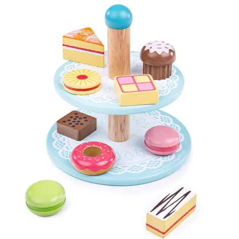 Bigjigs Toys Stojan s dortíky / od 3 let