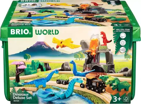 BRIO Dinosauří deluxe vlaková sada / od 3 let