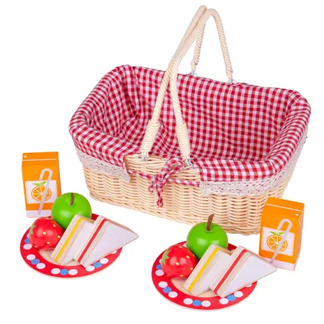 Bigjigs Toys Piknikový košík / od 3 let