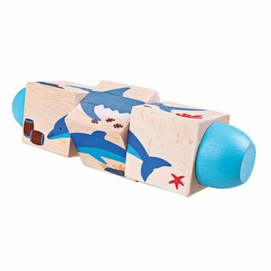 Bigjigs Toys Motorický válec život v moři / od 18 měsíců