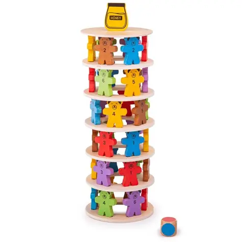 Bigjigs Toys Hra padající medvídci / od 3 let