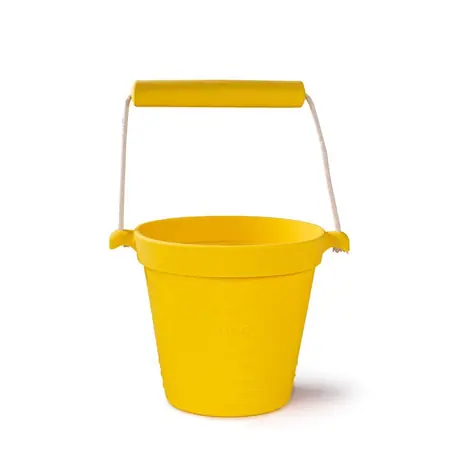 Bigjigs Toys Plážový kyblíček žlutá / od 12 měsíců