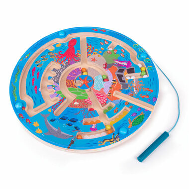 Bigjigs Toys Magnetické bludiště - Podmořský život / od 3 let