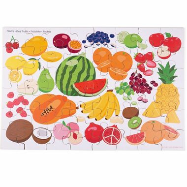 Bigjigs Toys Podlahové puzzle Ovoce / od 2 let
