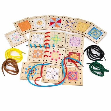 Bigjigs Toys Provlékací obrázky / od 3 let