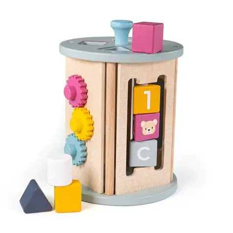 Bigjigs Toys Motorická hračka aktivní válec / od 12 měsíců