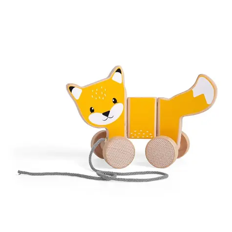 Bigjigs Toys Tahací liška / od 12 měsíců